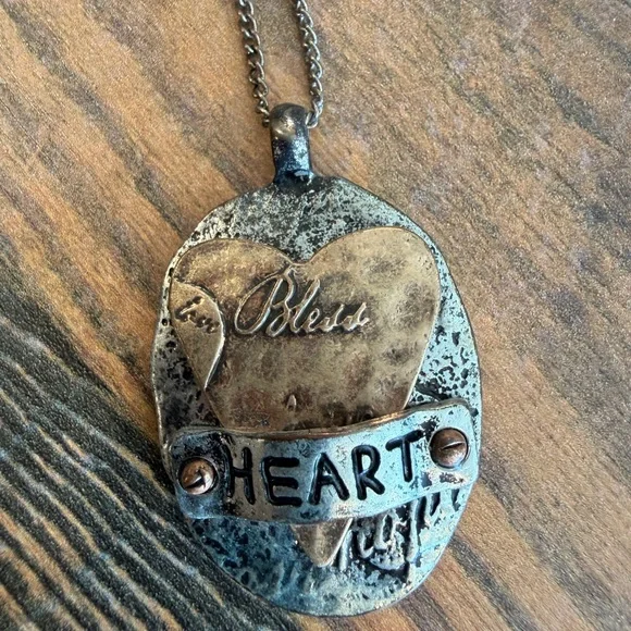 ⭐️ Free W/Purchase - Silver Pendant Necklace with Chain - Picture 2 of 2